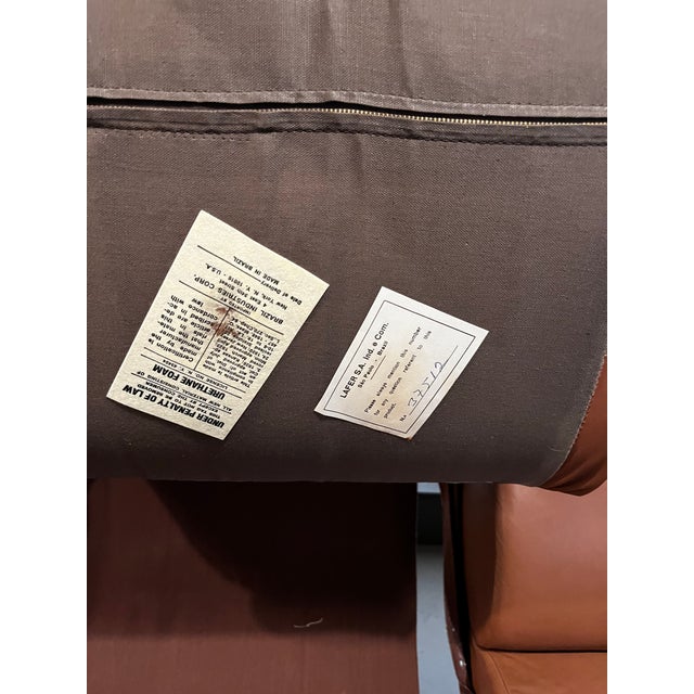 Percival Lafer Brazilian Rosewood & Leather Sofa, Circa 1960s For Sale - Image 16 of 17