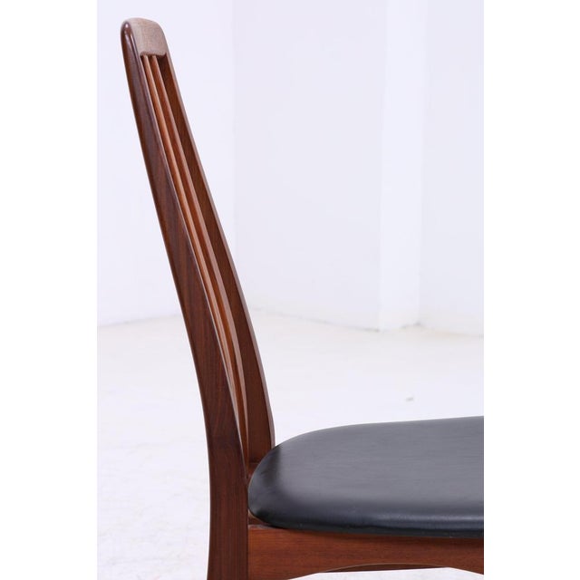 Danish Eva Chairs in Teak by Niels Koefoed, Set of 4 For Sale - Image 14 of 18
