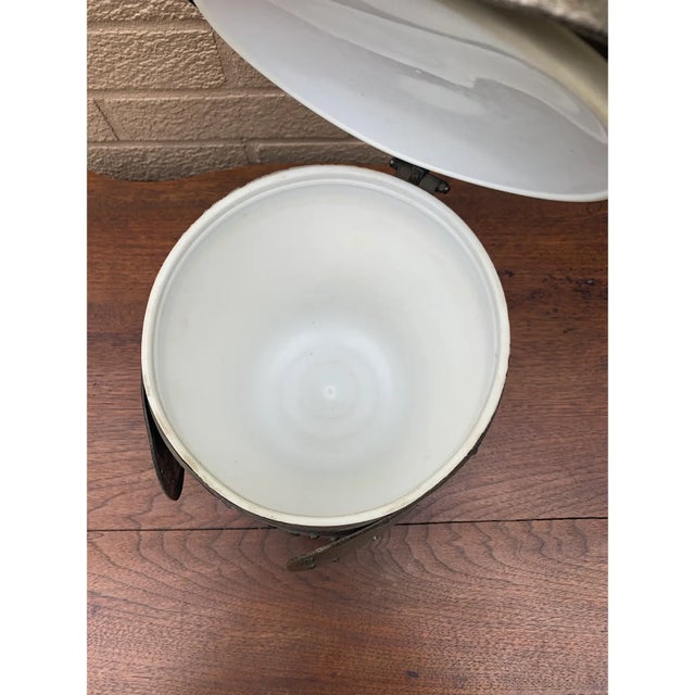 Late 20th Century Late 20th Century Pewter Knight’s Helmet Form Ice Bucket For Sale - Image 5 of 9