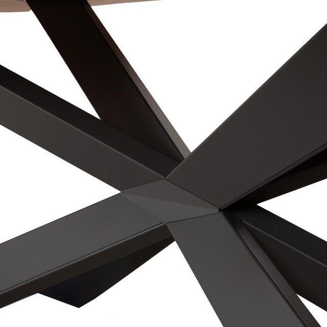 Cattelan Italia Spyder Wooden Dining Table in Brown Anthracite For Sale - Image 6 of 14