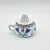 Handmade Ceramic Decorative Lemon Juicer Sculpture – Hand-Painted Iznik Tulips – Kitchen Shelf Decor Accent (Not Food Safe) For Sale - Image 4 of 13