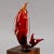 1960s Ermanno Nasen Cenedese Red Murano Glass Dolphin on Stand For Sale - Image 5 of 7