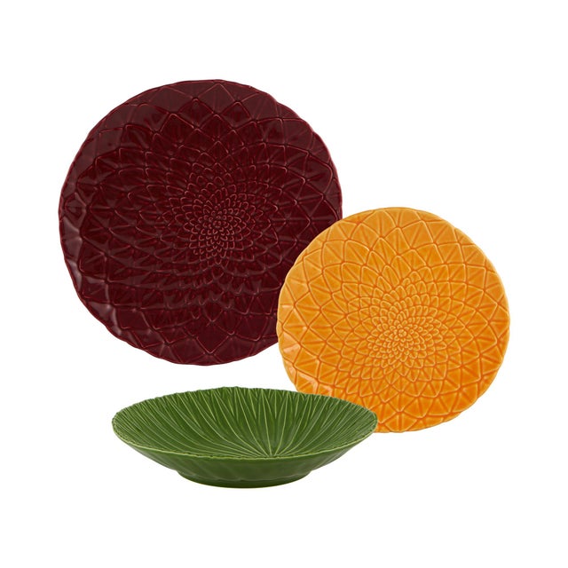 2020s Bordallo Pinheiro Amazonia Set with Pasta Bowls, 12 Pieces For Sale - Image 5 of 5