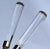 Silver 1960s Christofle Hotel Style Serving Silverplate Spoons Faceted Crystal Handle - Set of 2 For Sale - Image 8 of 12
