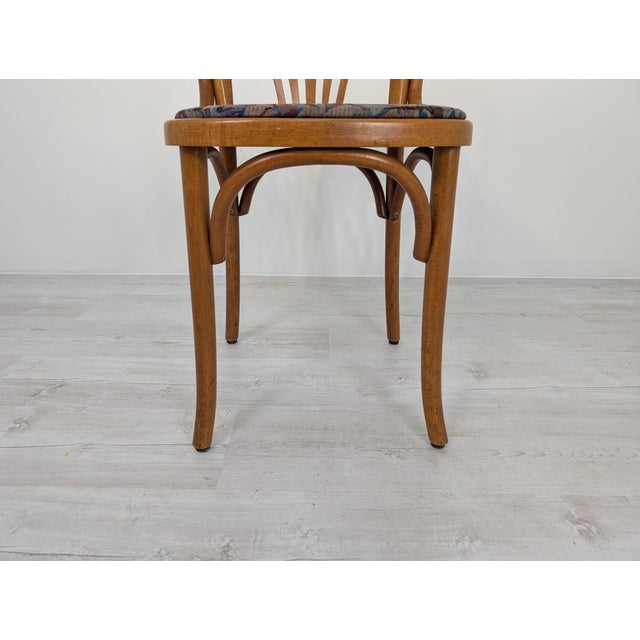 Ton Chair with Curved Armrests, 1960s For Sale - Image 4 of 13