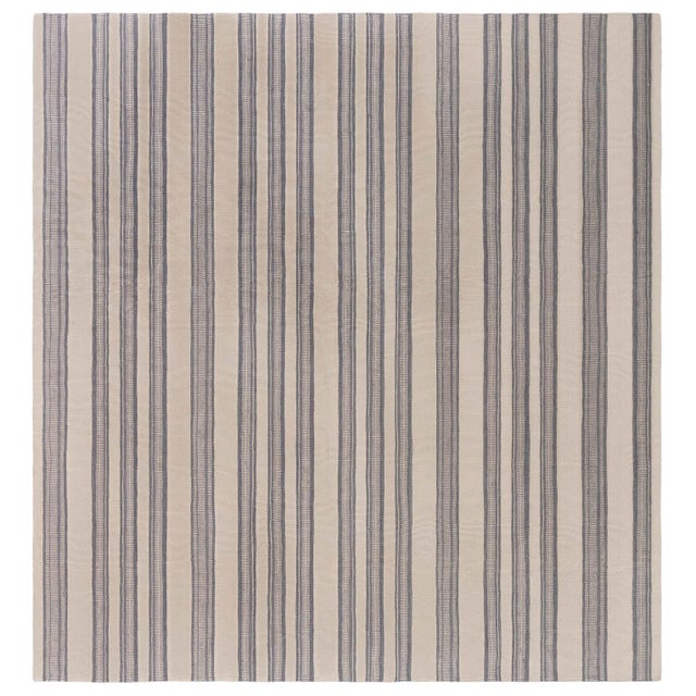 Contemporary Striped Flat Weave Rug by Doris Leslie Blau For Sale