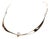 Ed Wiener Modernist 14k Gold & Pearl Curvex Choker Necklace or Collar For Sale