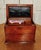 Metal Antique Victorian Oak Fitted Stationery Box with Writing Slope, 1890 For Sale - Image 7 of 13