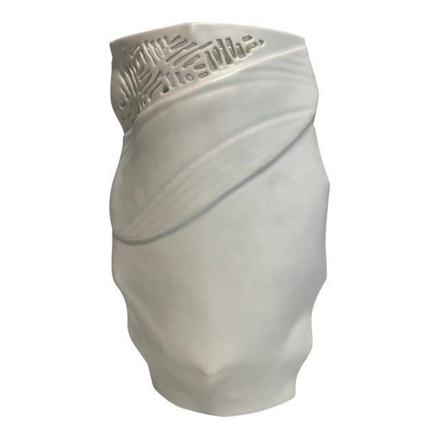 1980s Rosenthal Studio-Line Bisque Vase by Johan Van Loon For Sale