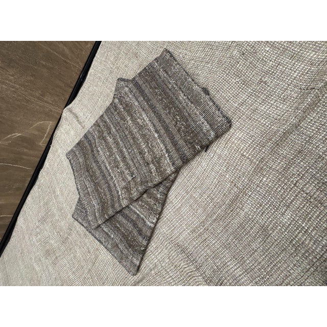 Rh Restoration Hardware Ria Stripe Pillow Covers Set of 2 | 13" X 21" Lumbar | Burnt Caramel For Sale - Image 17 of 17