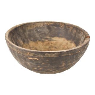 Early 20th Century Nupe Wood Bowl Nigeria For Sale