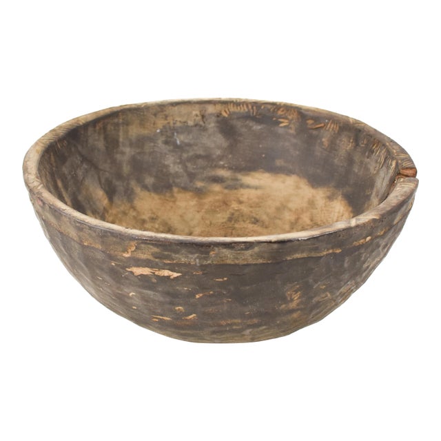 Early 20th Century Nupe Wood Bowl Nigeria For Sale