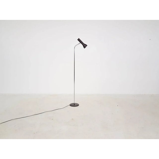 Minimalistic Brown Floor Lamp, 1960s For Sale - Image 10 of 11