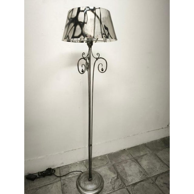 Floor Lamp with Murano Glass, 1980s For Sale - Image 10 of 15