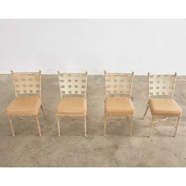 Brown Jordan Labeled Neoclassical Style Garden Dining Suite For Sale - Image 12 of 18