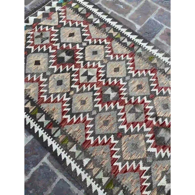 Contemporary Contemporary Handmade Kilim Rug For Sale - Image 3 of 7