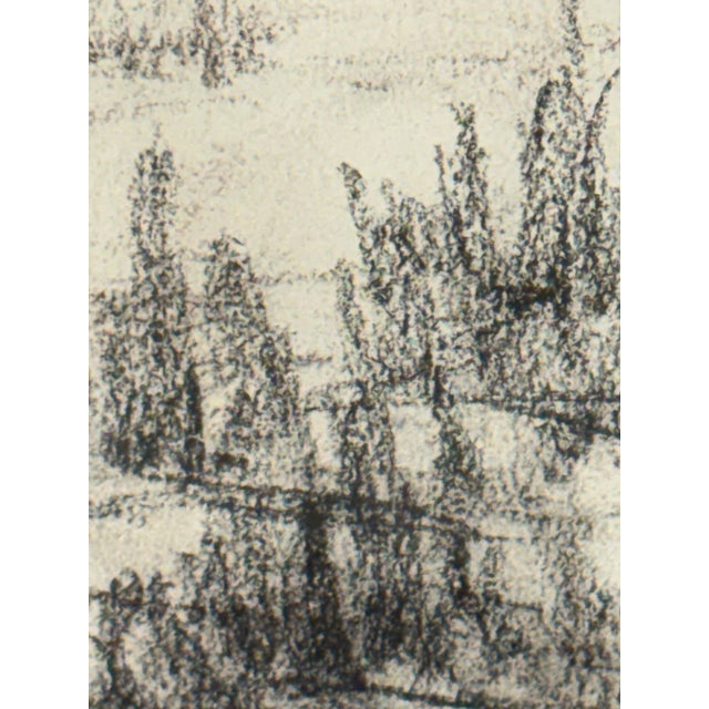 Drawing of European Laborer in Charcoal, Framed For Sale - Image 9 of 12