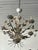 Petite Vintage French Country Painted Chandelier For Sale In Columbia, SC - Image 6 of 6