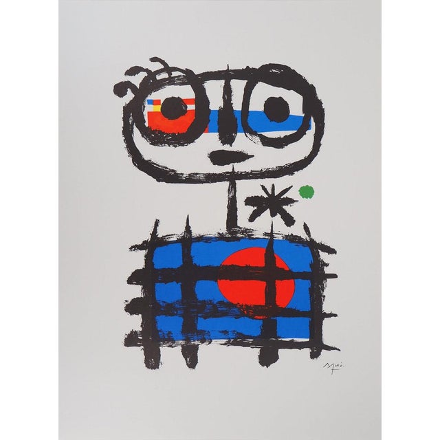 Joan Miro, Imaginary Boy, Signed Lithograph For Sale - Image 7 of 7