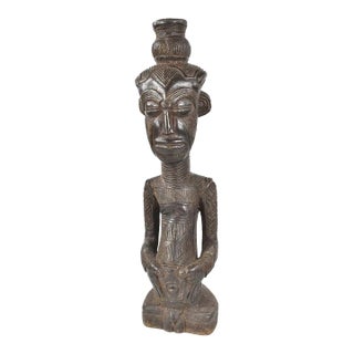 Early 20th Century Ndengese Dengese Female Maternity Figure For Sale