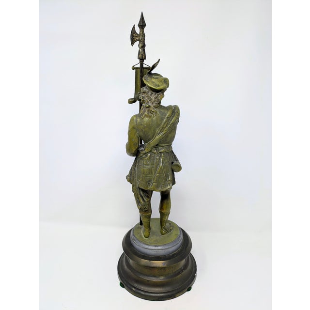 Late 19th - Early 20th Century Renaissance Style Italian Spelter Guards For Sale In Portland, OR - Image 6 of 15
