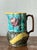 Yellow Vintage Boho English Majolica Pitcher For Sale - Image 8 of 12
