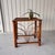 Brown Vintage Chinoiserie Bamboo Side Table For Sale - Image 8 of 11