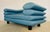 Vintage Postmodern Swedish Turquoise Leather Stacked Sofa, 1980 For Sale - Image 16 of 18