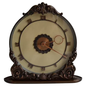 Mid-Century Decorative Clock, Czechoslovakia, 1960s