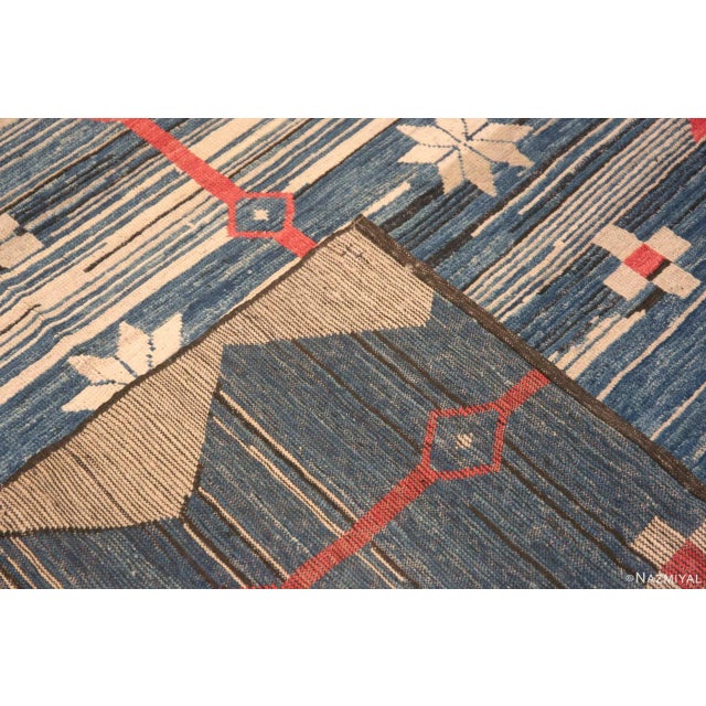 Nazmiyal Collection Geometric Swedish Design Contemporary Area Rug For Sale - Image 9 of 9