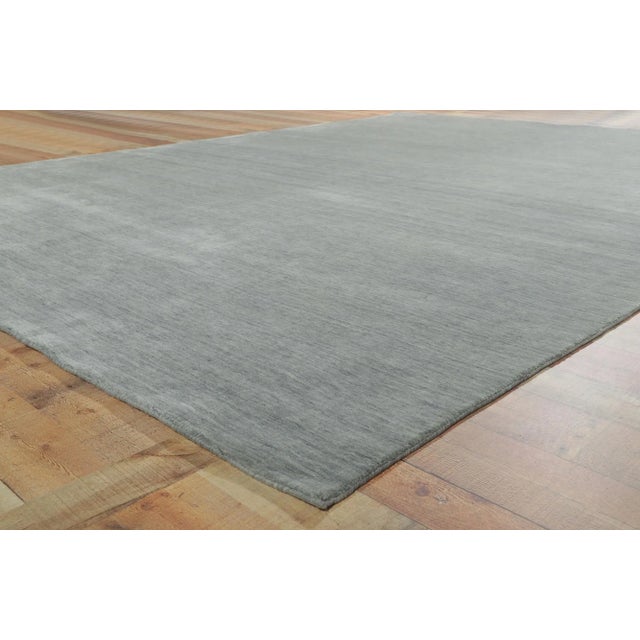 Gray Area Rug With Modern Style - 09'10 X 13'00 For Sale In Dallas - Image 6 of 9