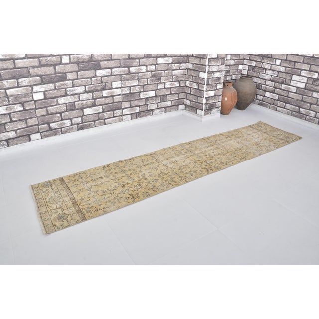 Handmade wool carpet in Turkish Anatolia , Vintage Oushak Rug,Turkish Vintage Anatolian Rug, Handmade wool Rug . One Of...