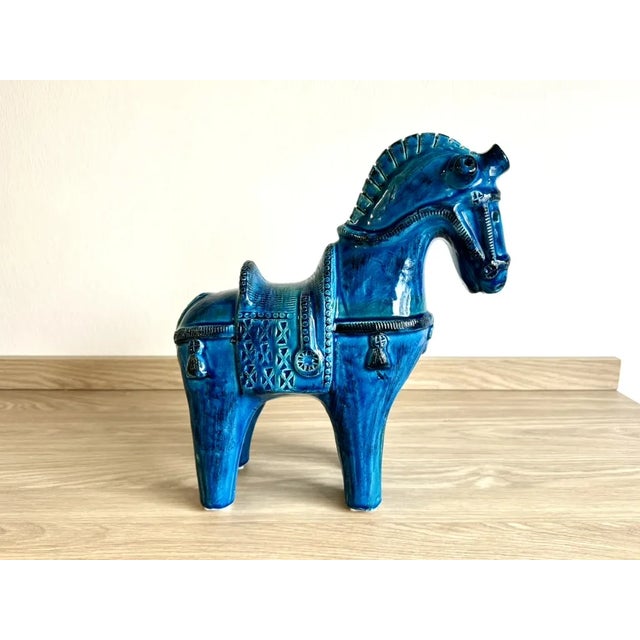 Mid-Century Ceramic Horse by Aldo Londi for Bitossi, Italy, 1950s-1960s For Sale - Image 12 of 13