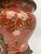 Large Chinese Porcelain Jardiniere Chinoiserie Planter Ornate Cast Metal Handles Coral Floral Cachepot For Sale - Image 4 of 9