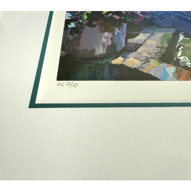 1991 Howard Behrens 'Afternoon Sun' Signed 'Hc' Serigraph of Venice For Sale In Washington DC - Image 6 of 9