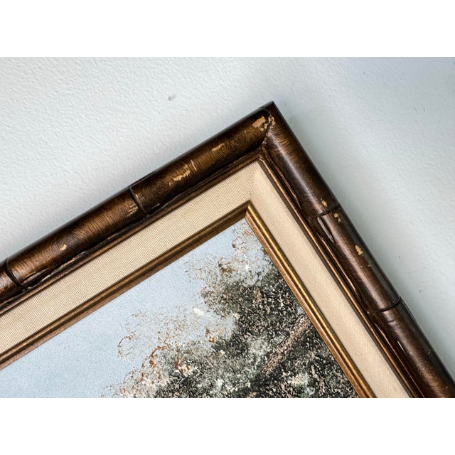 Brown 1990's Chester Lewis Perez (1923–2010) Mixed Media Impasto Abstract Landscape Painting For Sale - Image 8 of 10