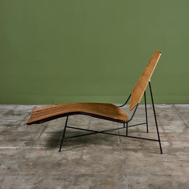 Wood Arthur Umanoff Chaise Lounge Chair for Raymor For Sale - Image 7 of 16