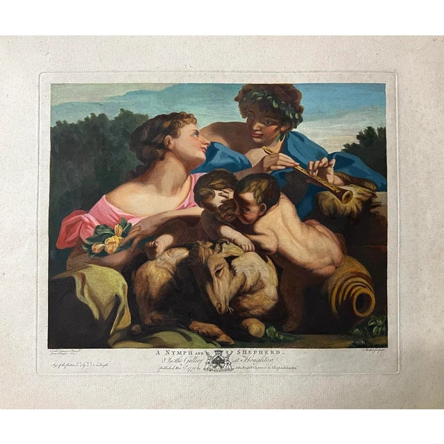 PLEASE VIEW ALL PHOTOS FOR PROPER CONDITION ASSESSMENT. Measures approx: Entire paper: 19" x 26 1/2" Print press size: 12...