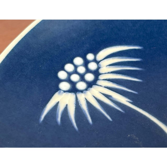 Mid-Century Modern Mid-Century Modern Danish Model 2071 Studio Pottery Bowl with Flower Design from Søholm, 1960s For Sale - Image 3 of 13