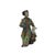 Asian Chinese Porcelain Qing Style Dressing Bird Dog Lady Figure For Sale - Image 3 of 6