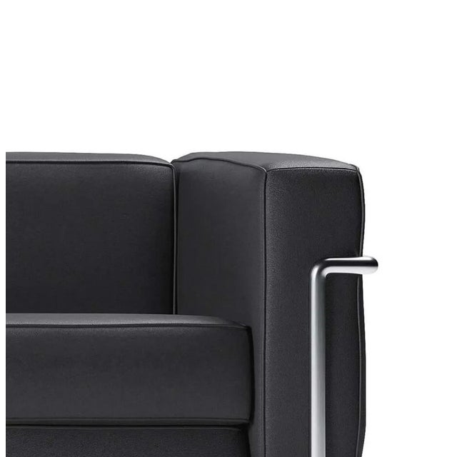 Gold High Comfort Sofa by Le Corbusier For Sale - Image 8 of 10