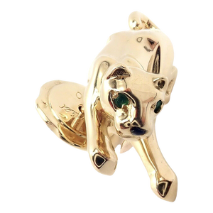 Cartier Panther Panthere 18k Yellow Gold Tie Lapel Pin