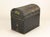 1850's Tin Toleware Chest Box W Latch, Hand Painted, Pennsylvania Folk Art For Sale - Image 4 of 15