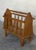 Mid 20th Century Vintage Danish Oak Magazine Rack Newspaper Holder Magazine Stand For Sale - Image 5 of 8