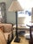 Aged Bronze Metal Doric Column Floor Lamp For Sale In Los Angeles - Image 6 of 9