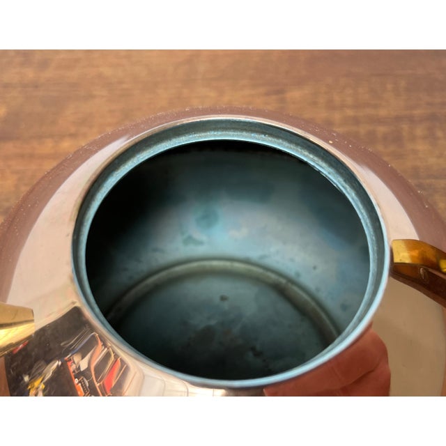 Mid-Century Metal and Teak Teapot, 1960s For Sale - Image 17 of 18