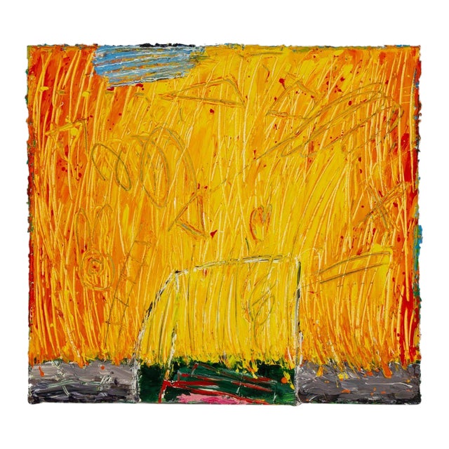 Elfi Schuselka Abstract Fire Composition Oil For Sale