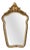 Louis XV Small Green and Cream Gilt Mirror, Italy, 1950s For Sale