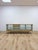 Modern MCM Wood Glass Metal Sideboard Credenza White Natural Frosted Glass For Sale - Image 11 of 13