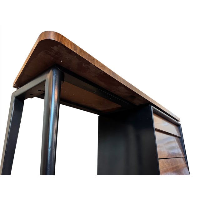 Mid 20th Century Mid-Century Modern Asymmetrical Desk by Mallin Furniture Co. For Sale - Image 5 of 12
